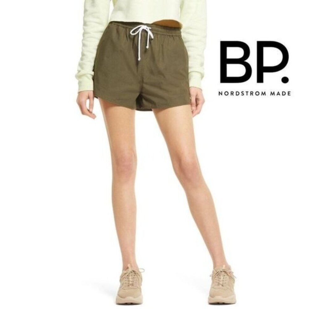 BP. Women's Casual Drawstring‎ Sports Shorts Summer Elastic Waist Shorts pocket
